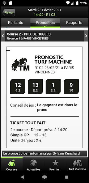 TURFOMANIA - Turf et pronostic