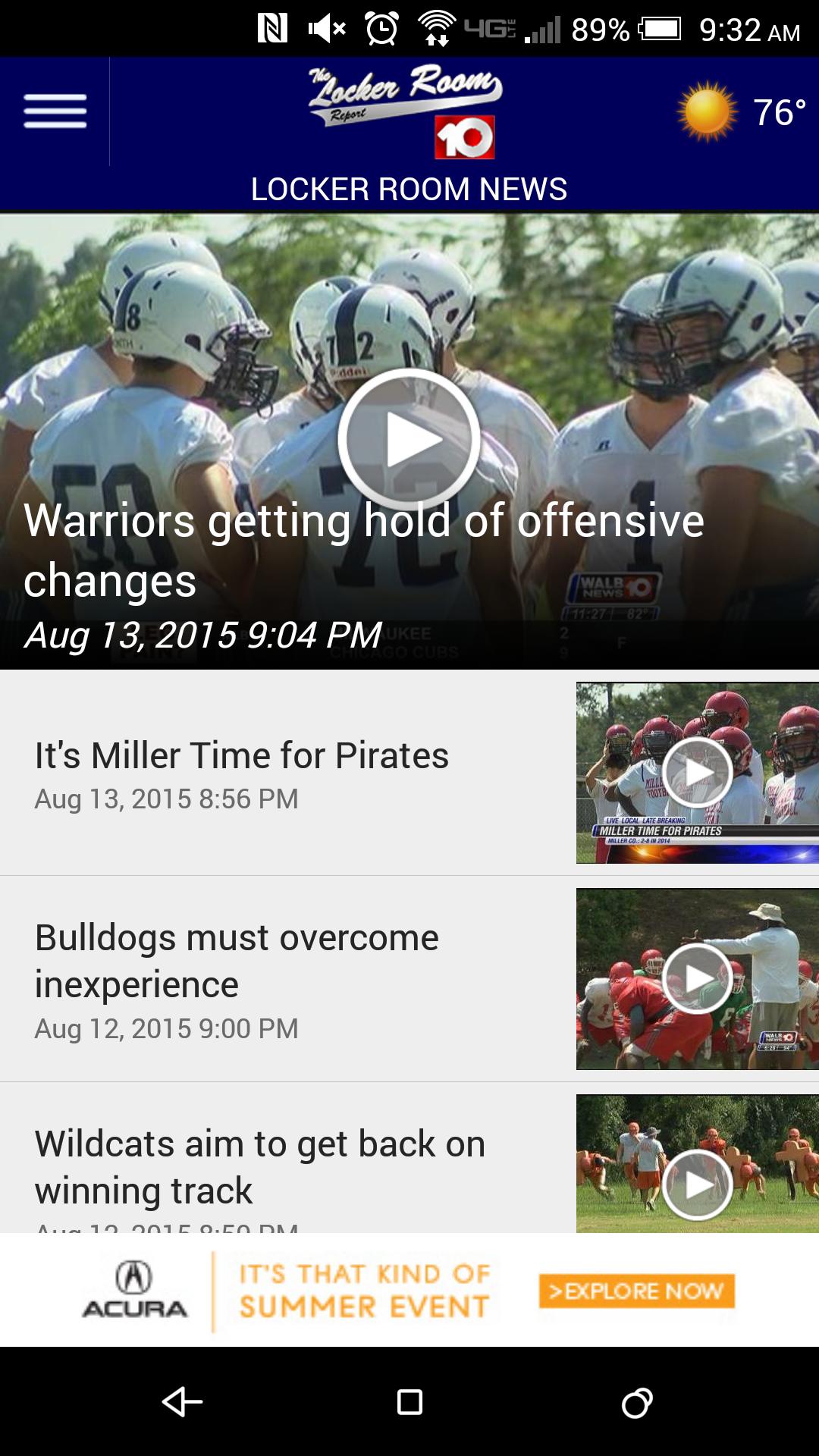 WALB Locker Room Report