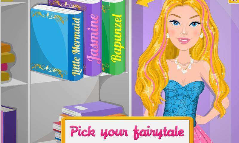 Princess stories dressup game