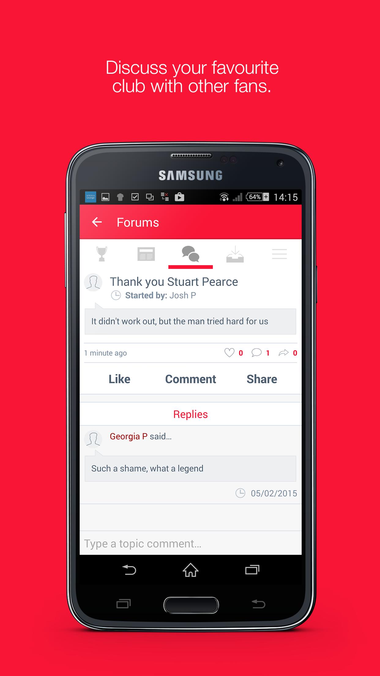 Fan App for Nottingham Forest