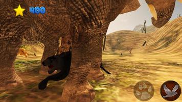 Black panther ferocious