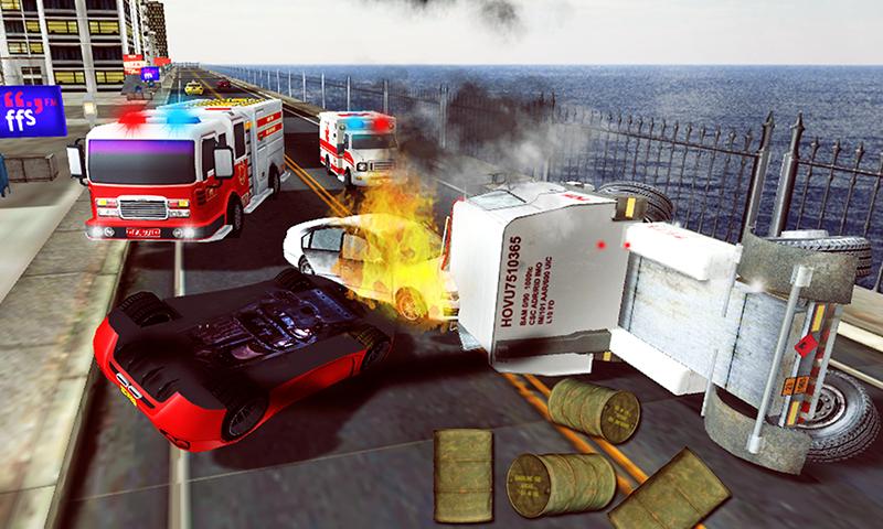 FireFighter 3D: American Rescue Fire Truck