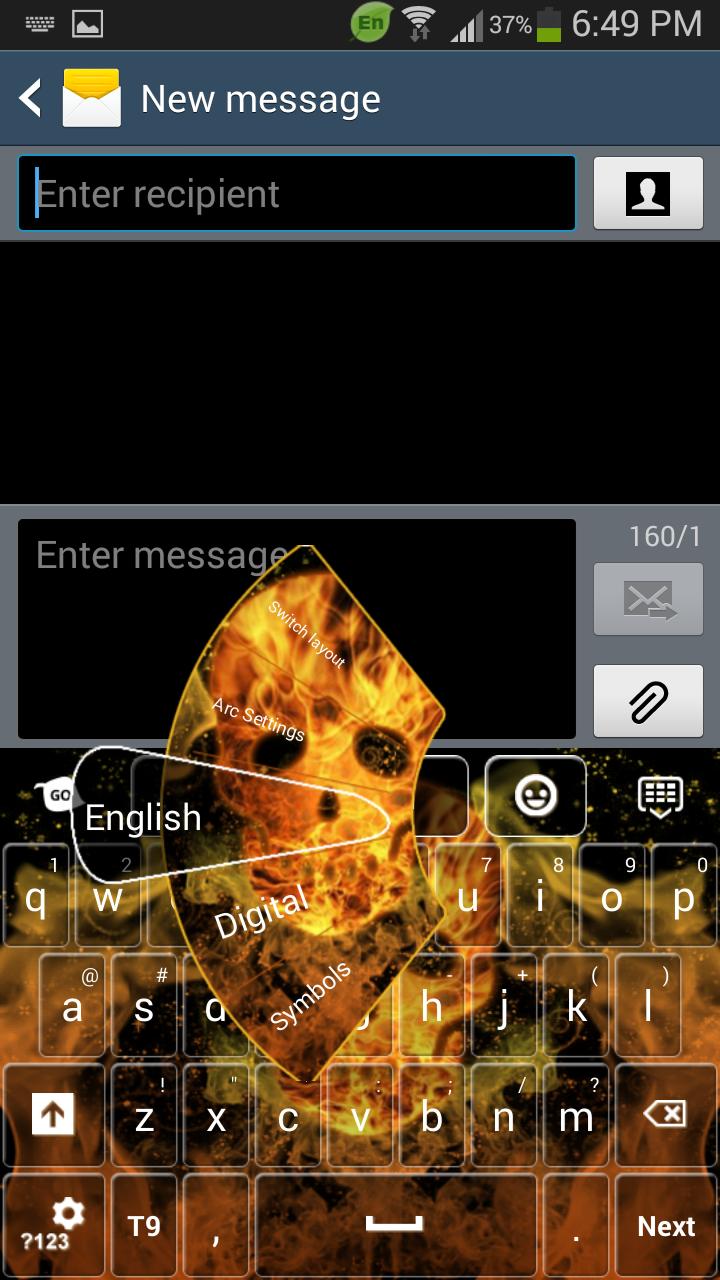 Fire Flame Keyboard