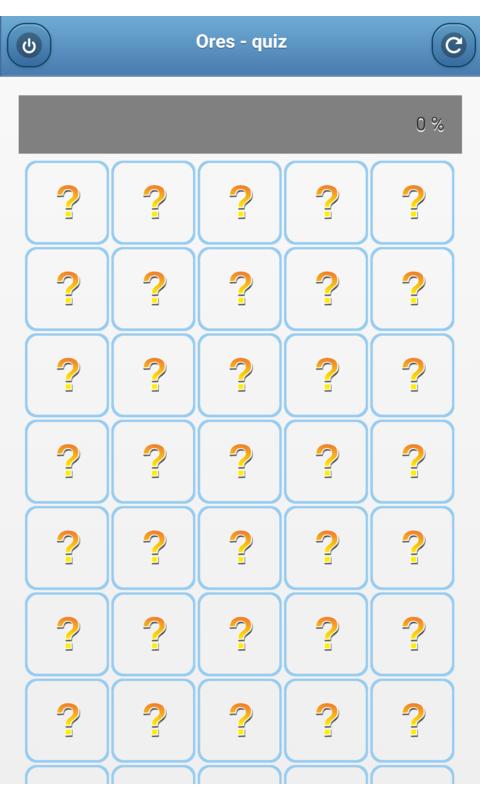 Ores - quiz