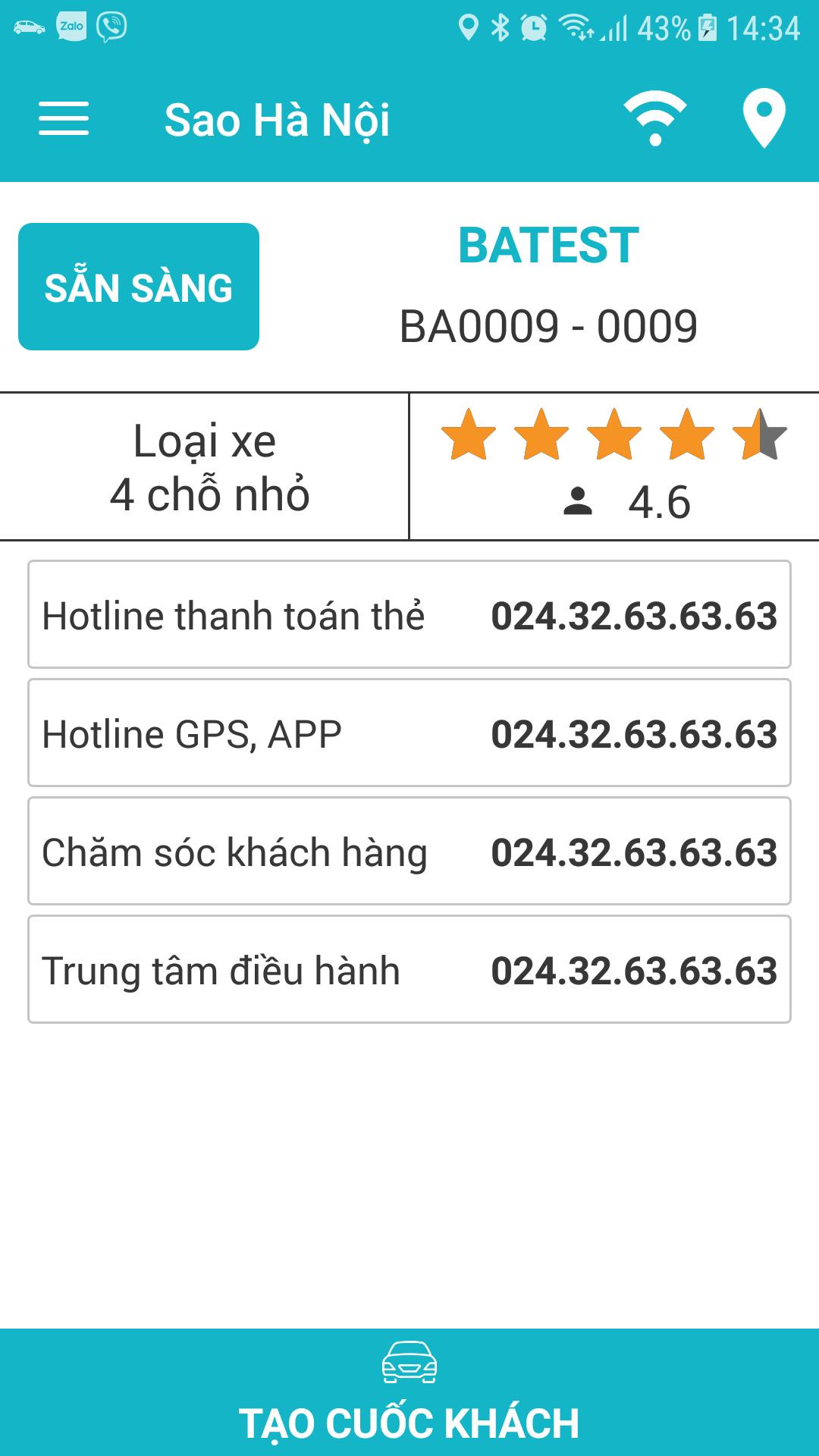Lai xe Sao Ha Noi