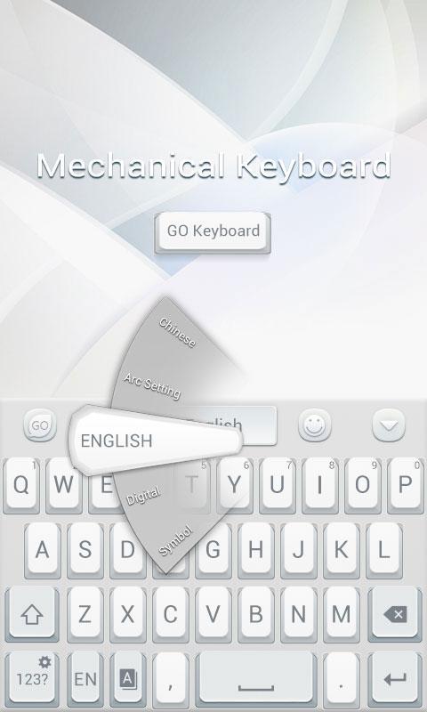Mechanical GO Keyboard Theme
