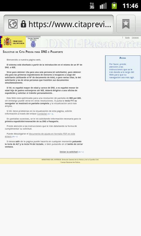 Cita previa DNI