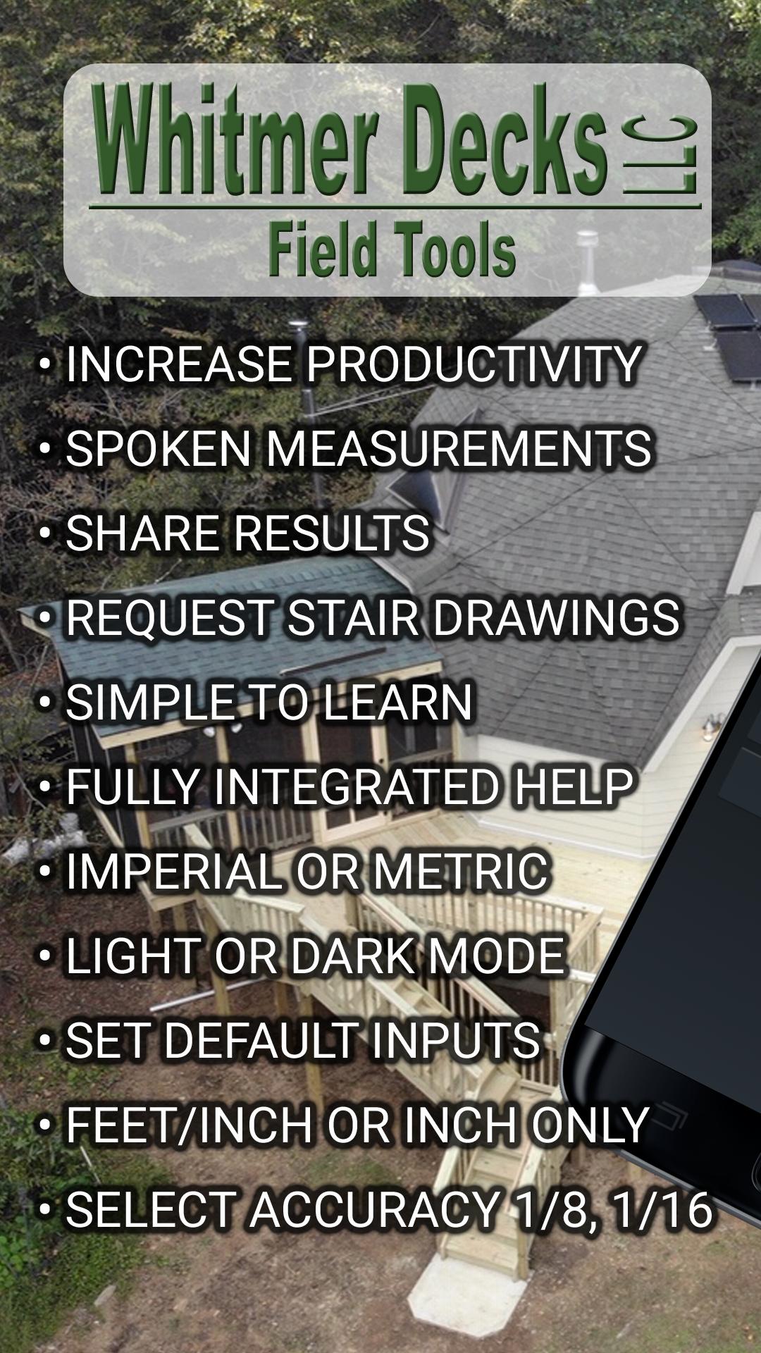 Whitmer Decks Field Tools