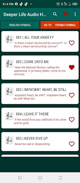 Deeper Life Audio Hymnal