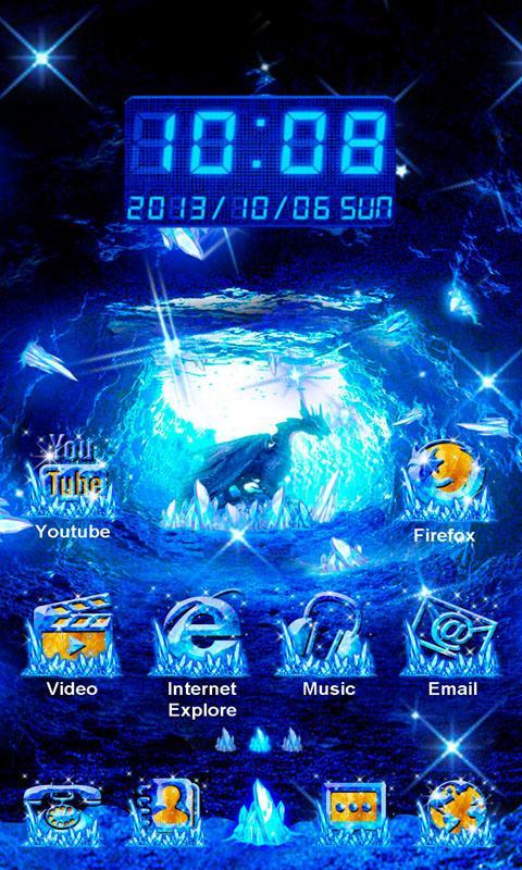 Blue Crystal Cave GO Theme