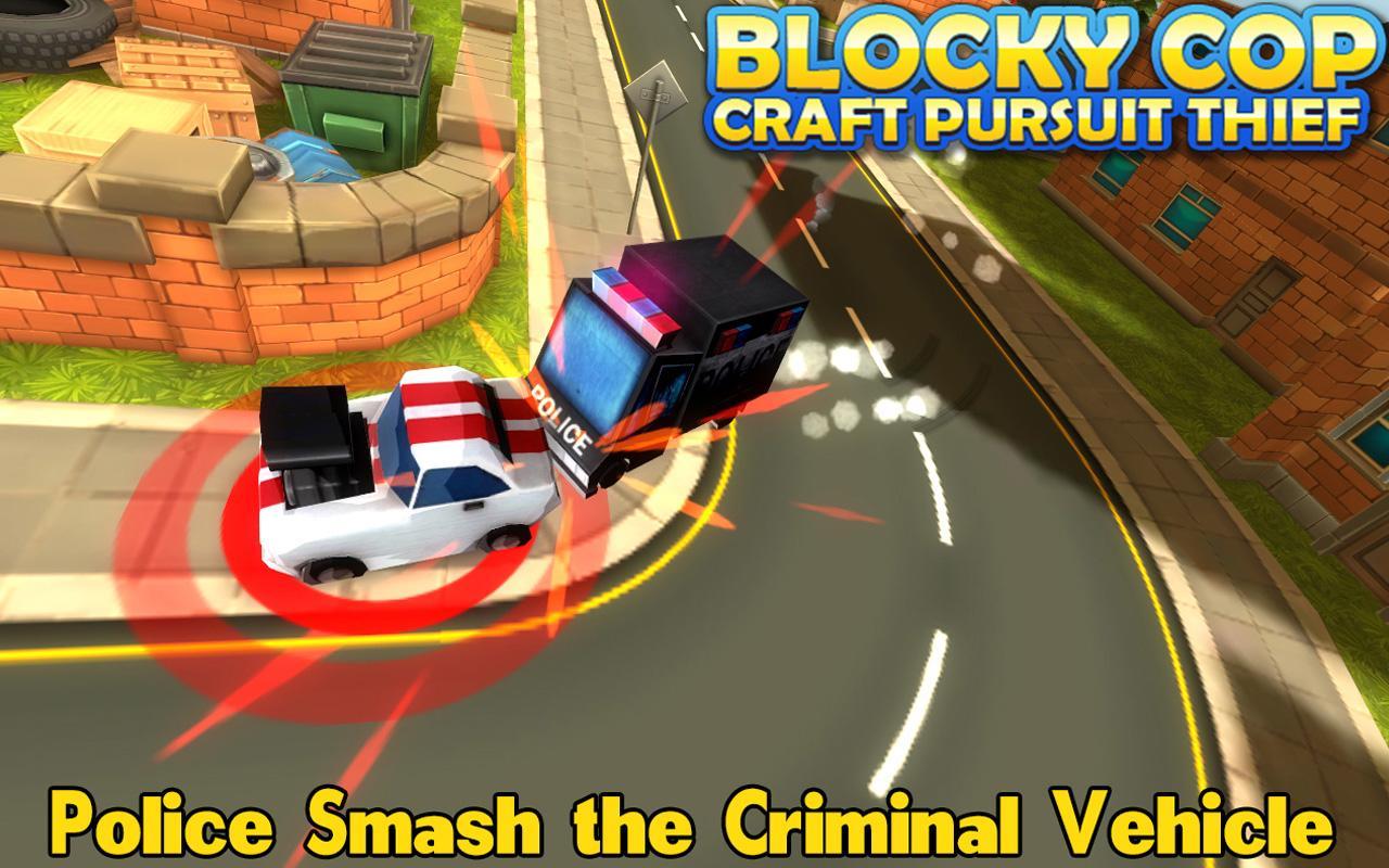Blocky Cop Craft Pursuit Thief