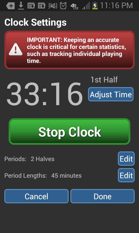 Soccer Stats Tracker