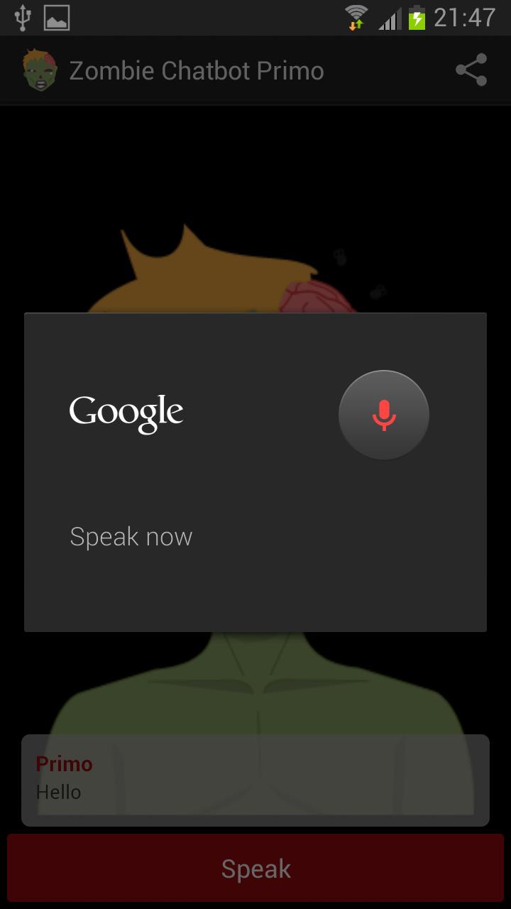 Zombie Chatbot Primo