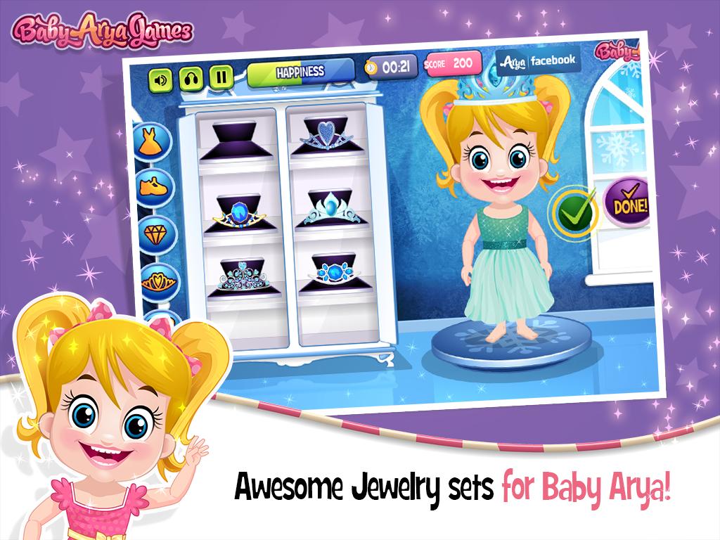 Baby Arya Frozen Dress Up