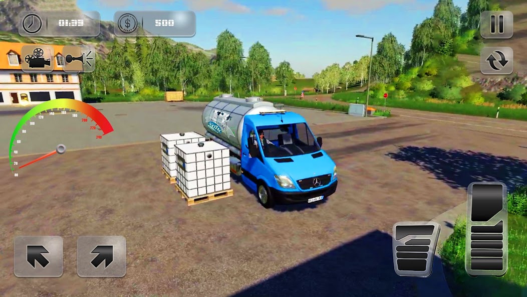 Milk Van Cow Milk Delivery Sim
