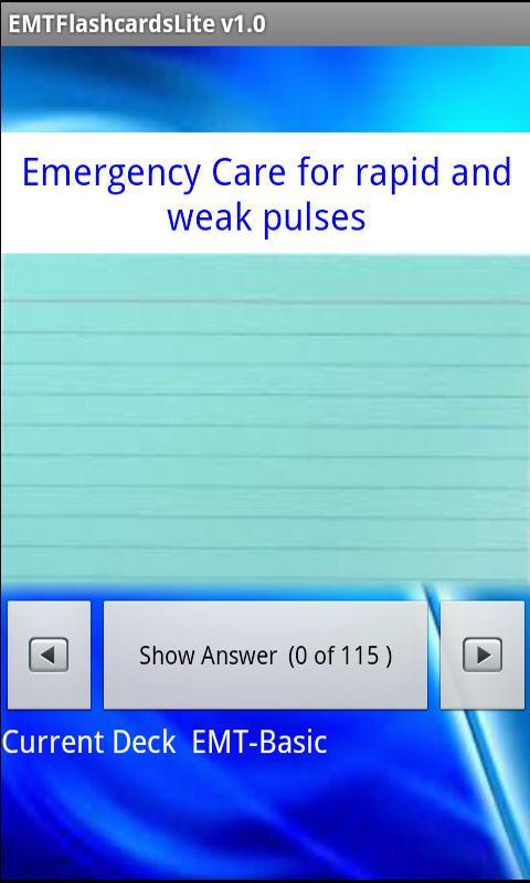 EMT Flashcards Lite