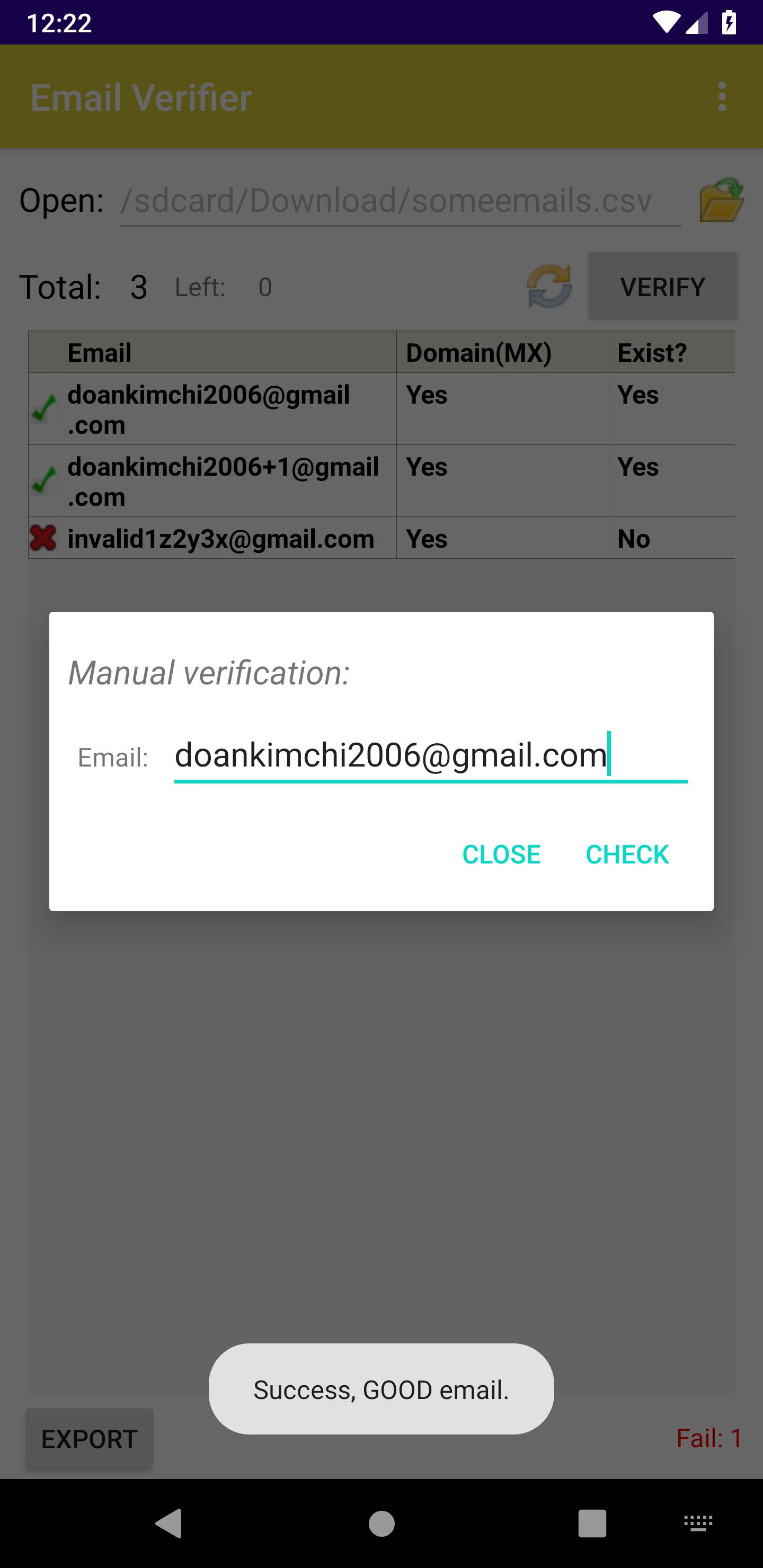 Email Verifier