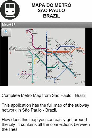Metro Map - Sao Paulo - Brazil