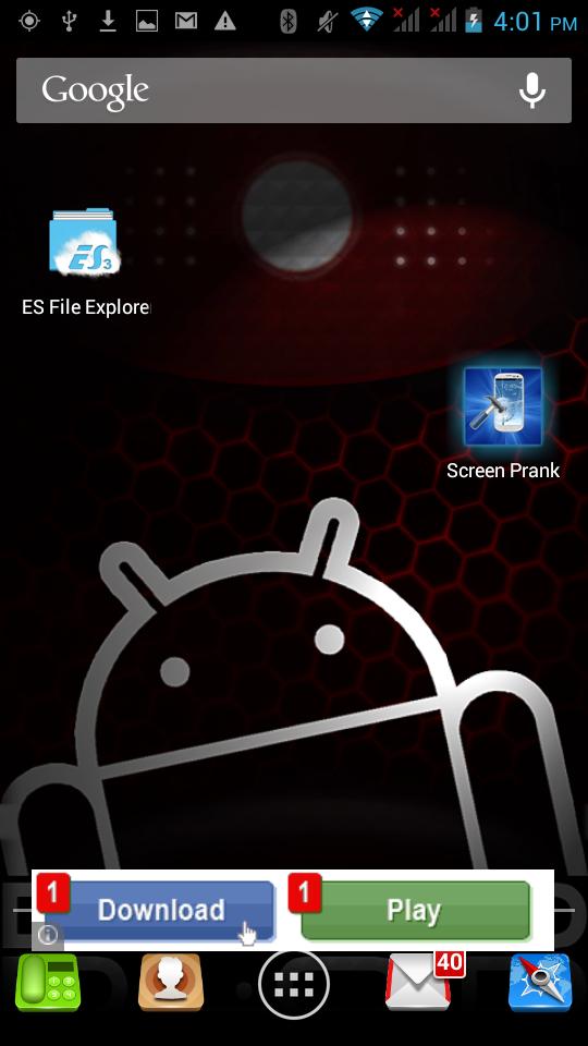 Prank Cracked Screen