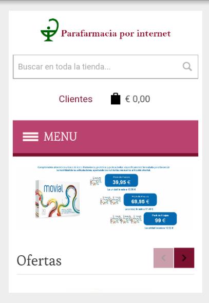 Parafarmacia por Internet