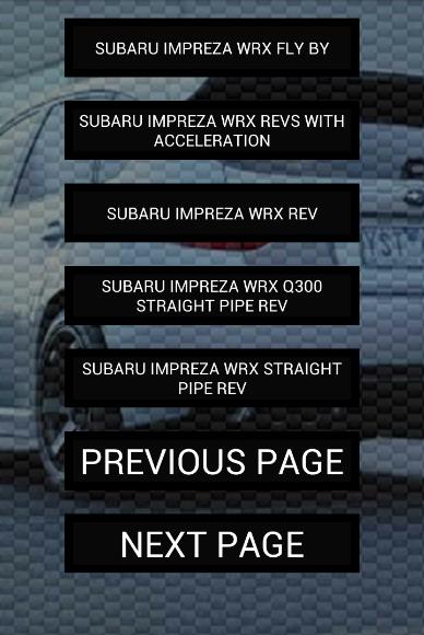 Engine sounds of WRX Stinkeye