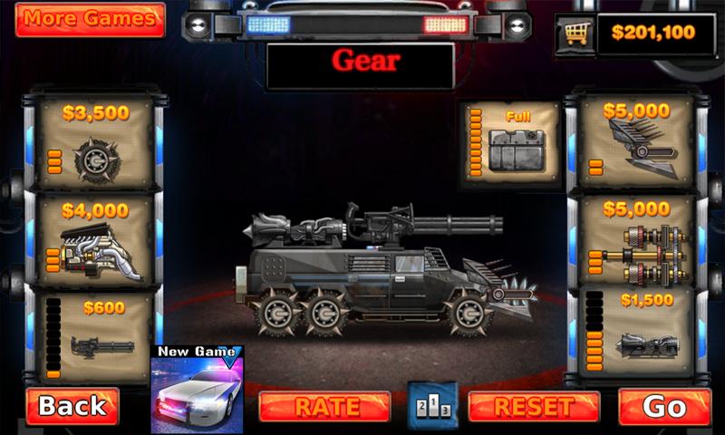 Mad Hill Climb Police Racing