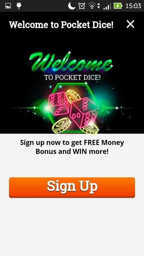 PocketDice - Dice Bitcoin