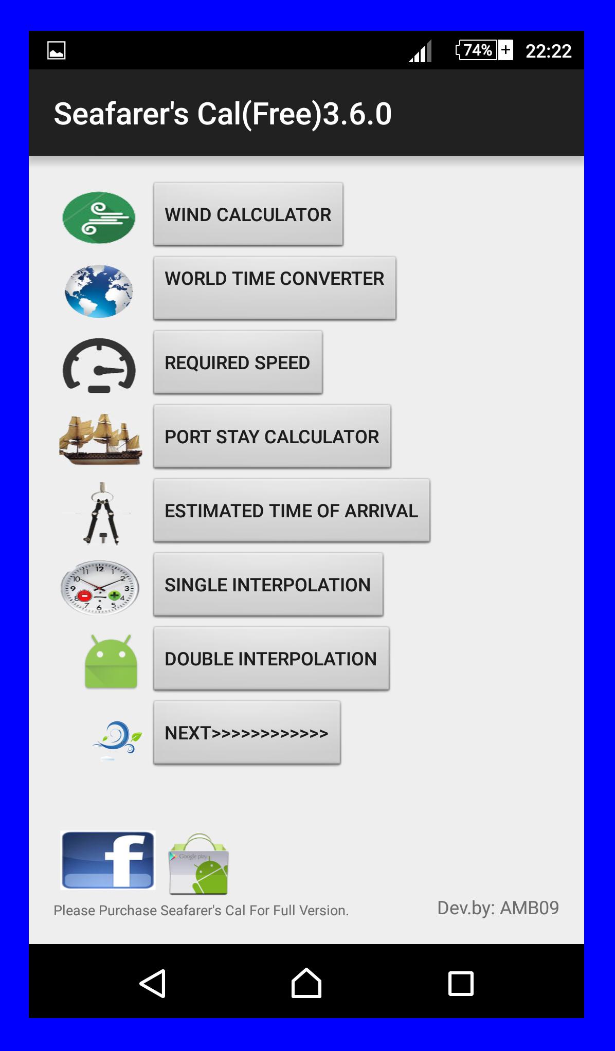 Seafarer's Cal(Free)