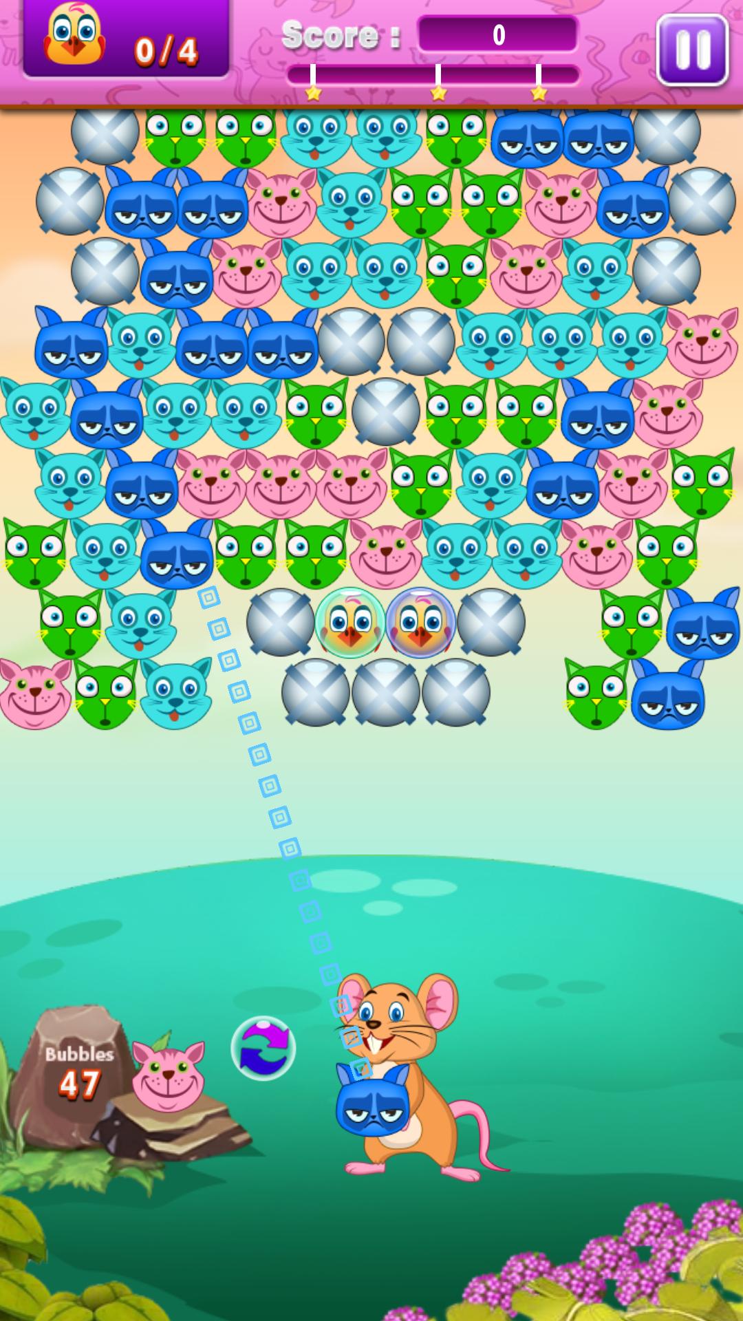 Funny Cats Bubble Shooter