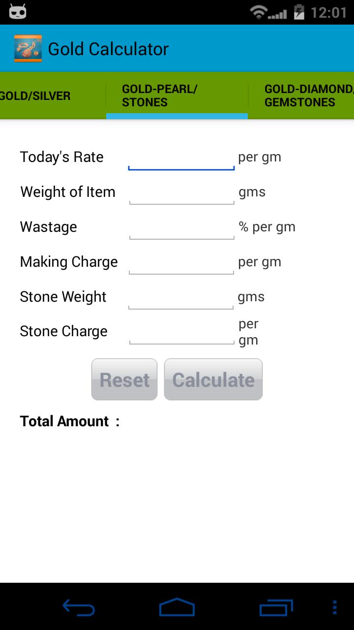 Gold Calculator Ornament