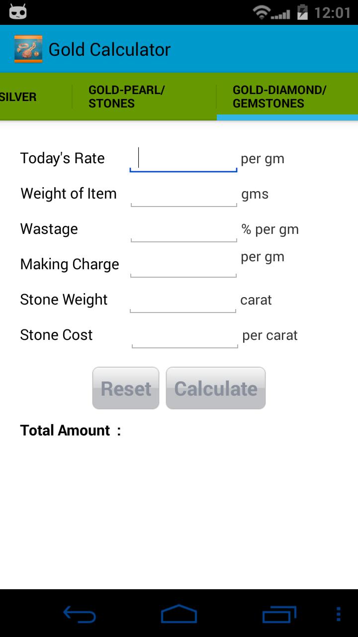 Gold Calculator Ornament