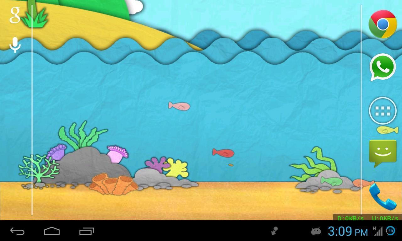 Paper Sea Live Wallpaper Free