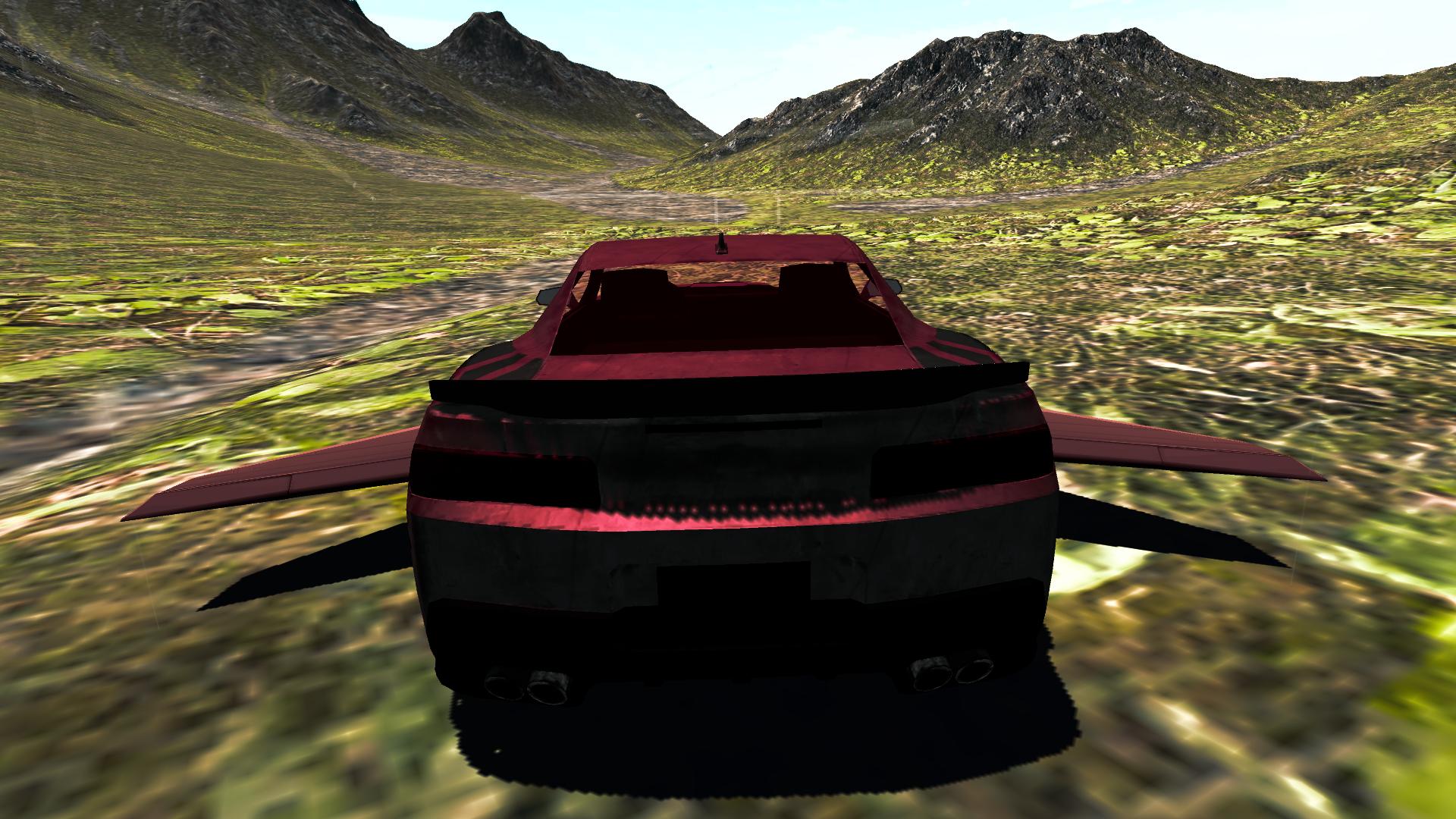 Flying American Car Simulator