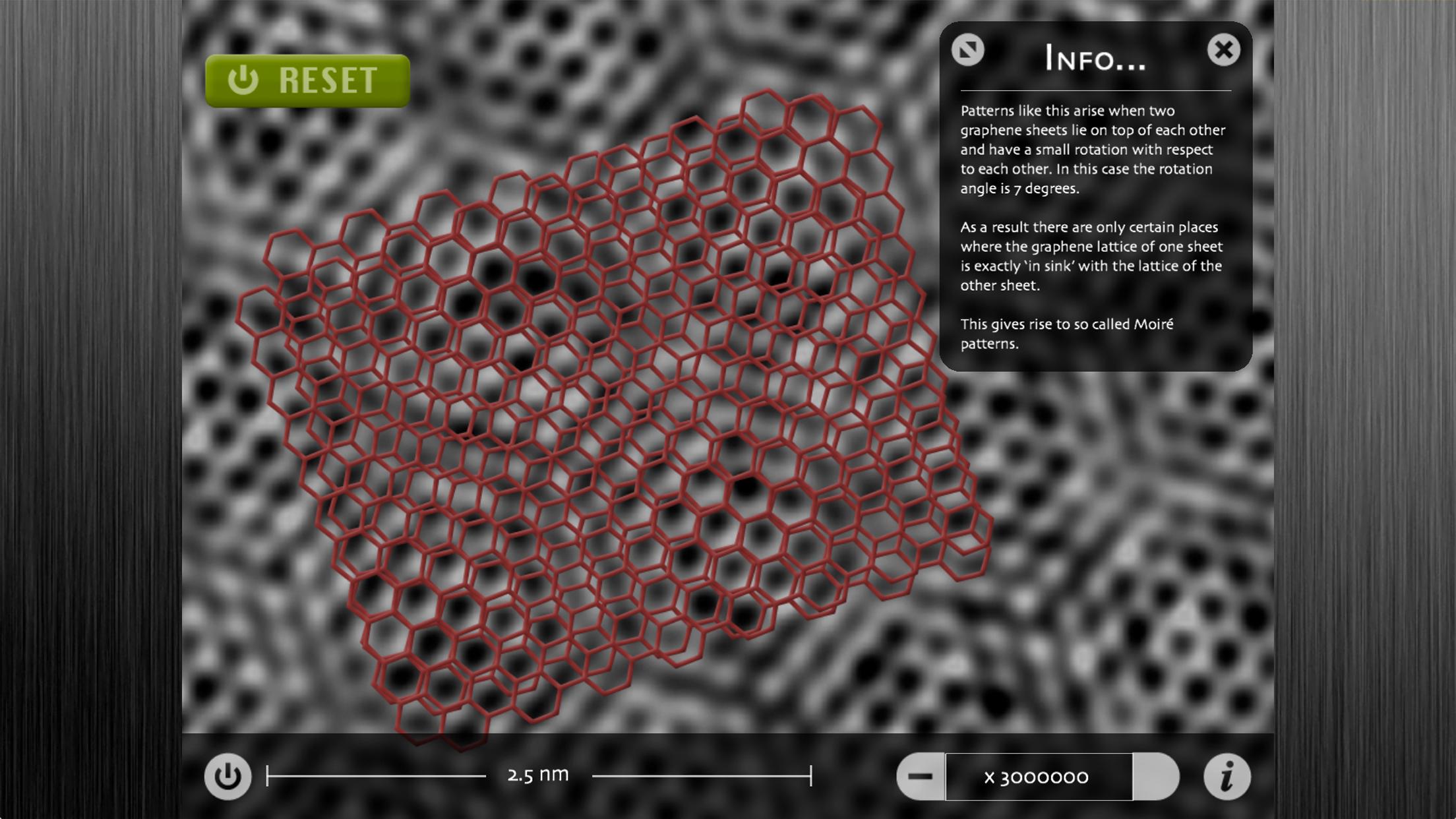 Graphene Virtual Microscope