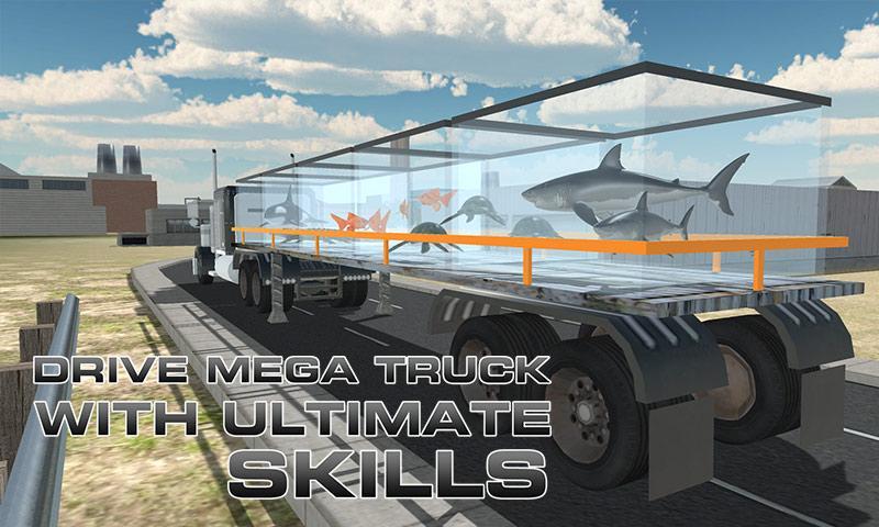 Transporter Truck Sea Animals