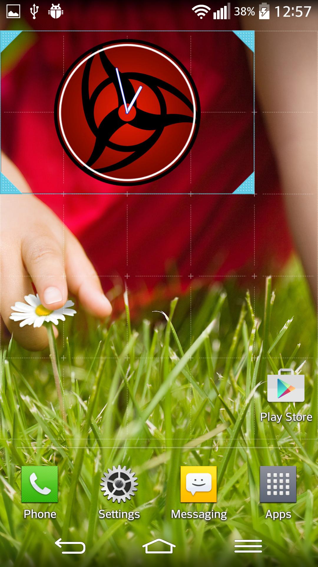 Sharingan Clock Widget