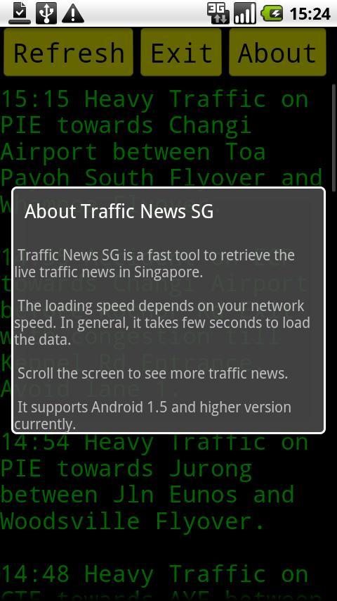 SG Traffic News