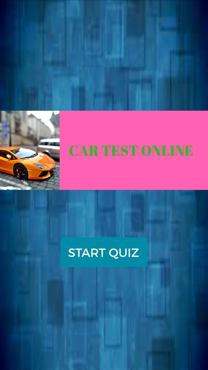 Car quiz online