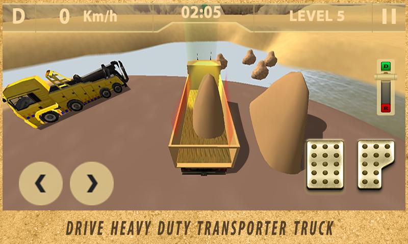 Sand Transport Truck Simulator