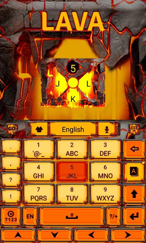 Lava Go Keyboard Theme