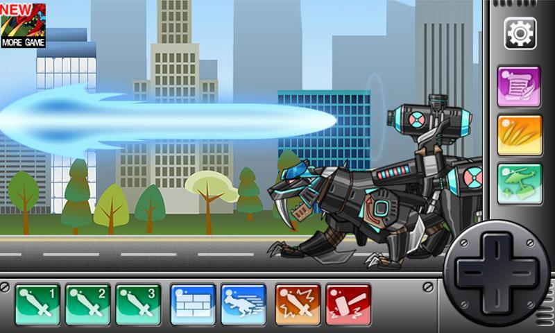 Smilodon Black - Combine! Dino Robot