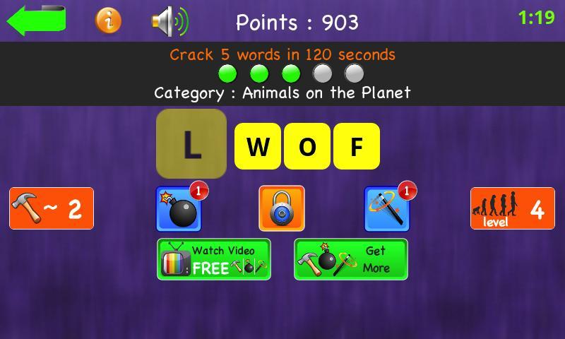 Unscramble Jumbled Words Games