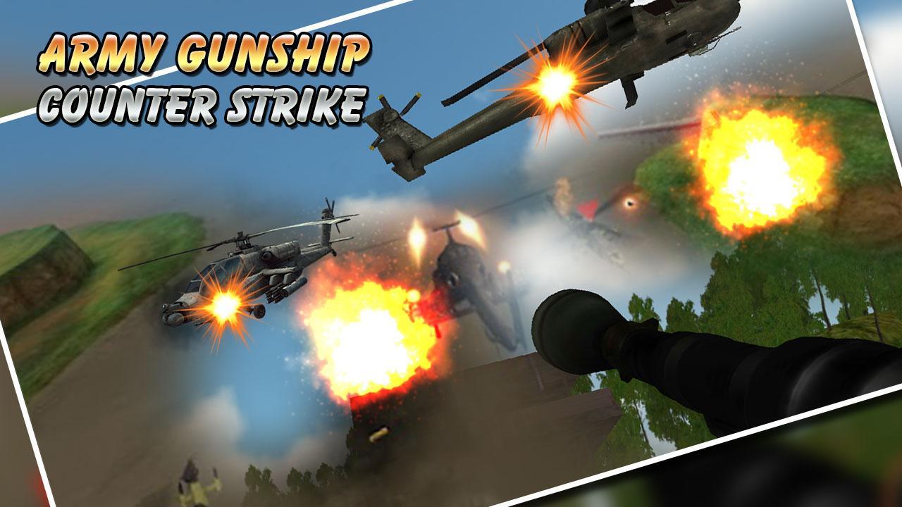 Army Helicopter Gunship Gunner