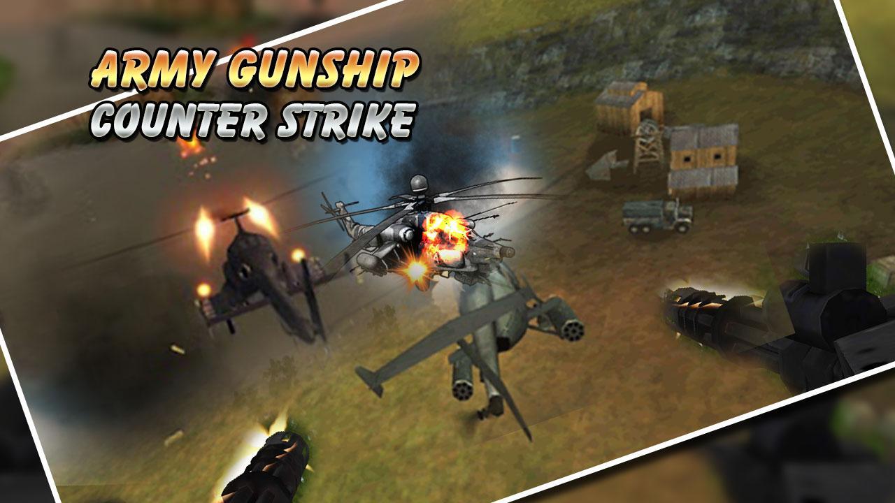 Army Helicopter Gunship Gunner