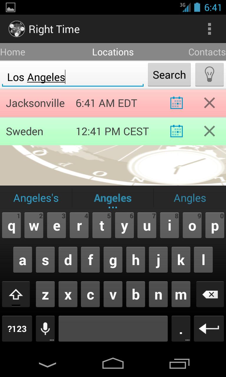 Right Time Zone (World Clock)