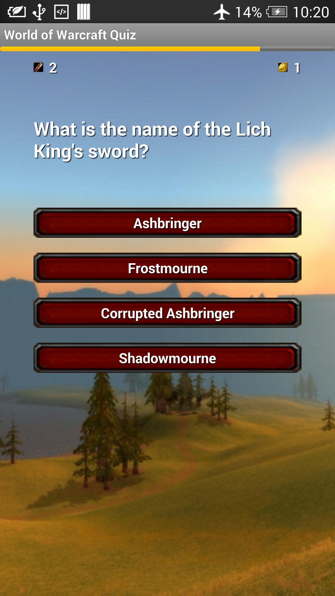 The Unofficial WoW Quiz