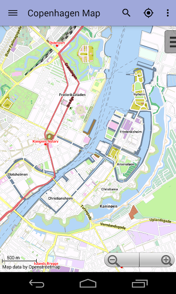 Copenhagen Offline City Map