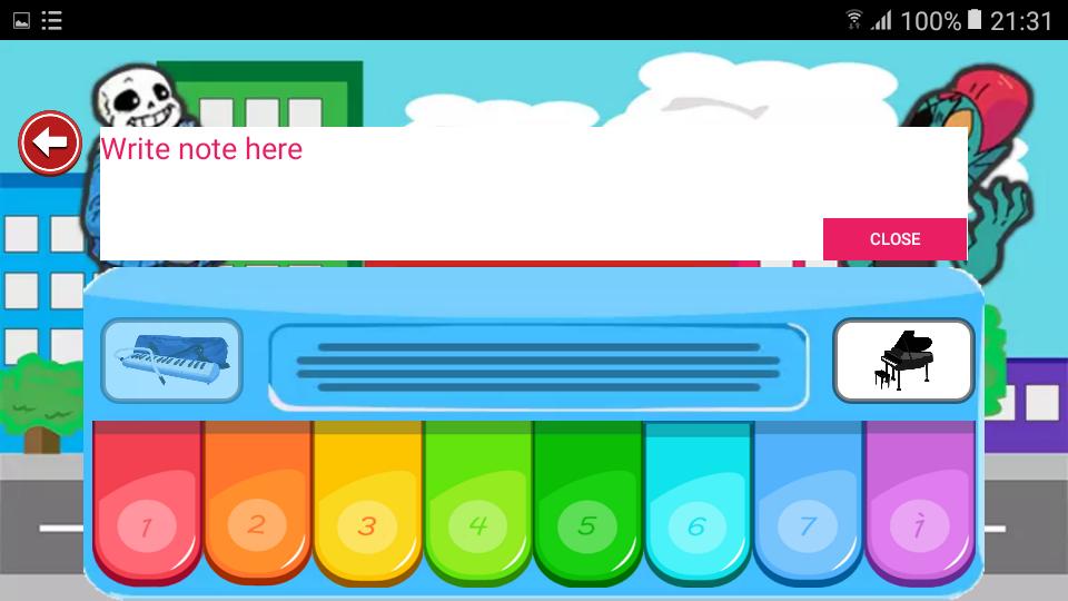 Piano Mini Undertale - Pianika Undertale