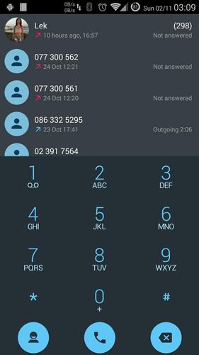Dialer Theme Droid L Blu drupe