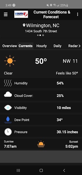 WWAY TV3 StormTrack 3 Weather